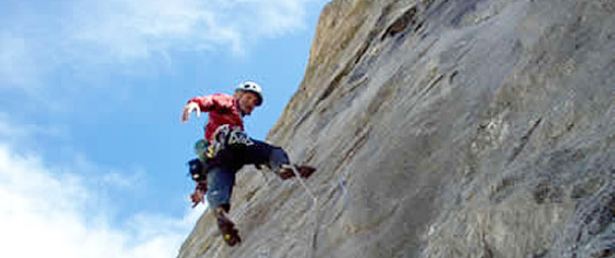 Climbing near the Camping La Valière