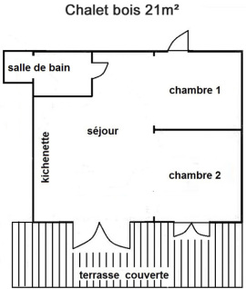 Chalet de 21m²